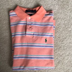 Polo Ralph Lauren men’s orange custom fit polo M